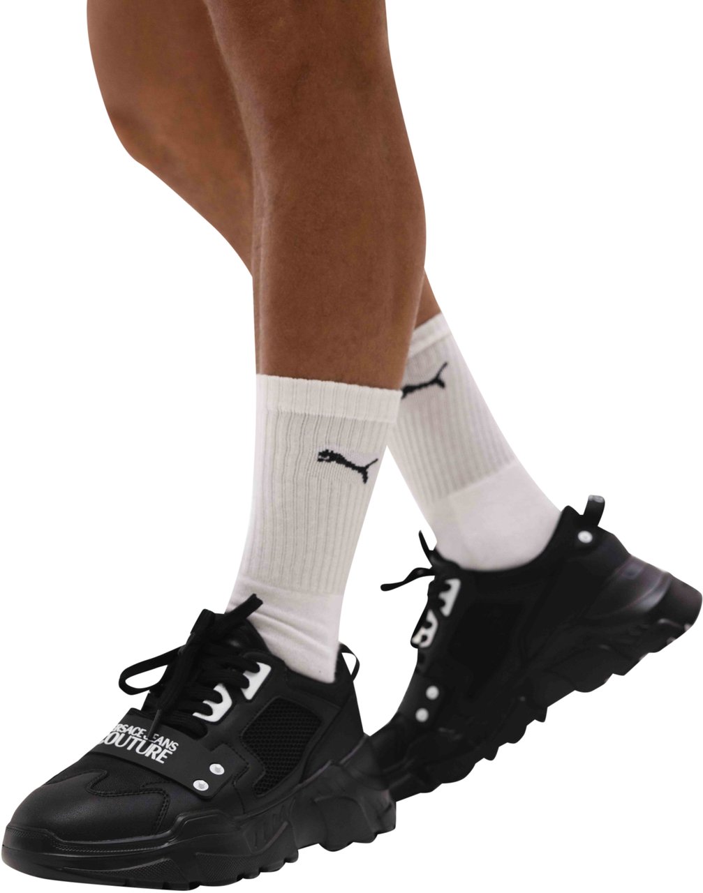 Versace Jeans Couture Versace Jeans Couture Fondo Speedtrack Sneakers Heren Zwart Zwart