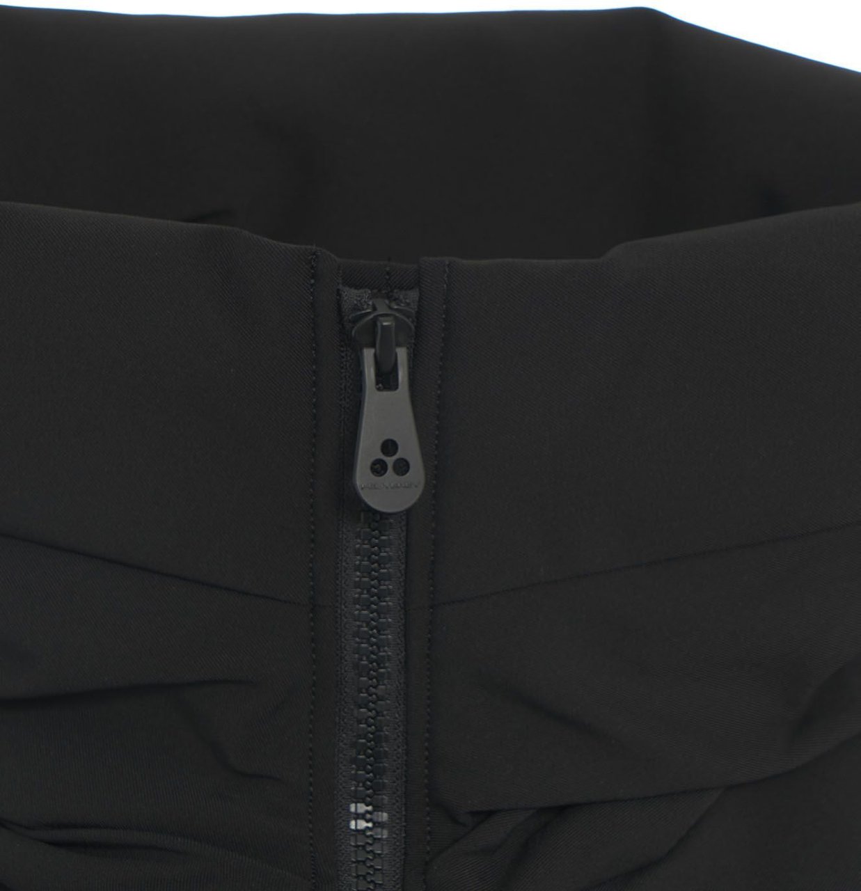 Peuterey Down coat with wide collar 'Emin' Zwart