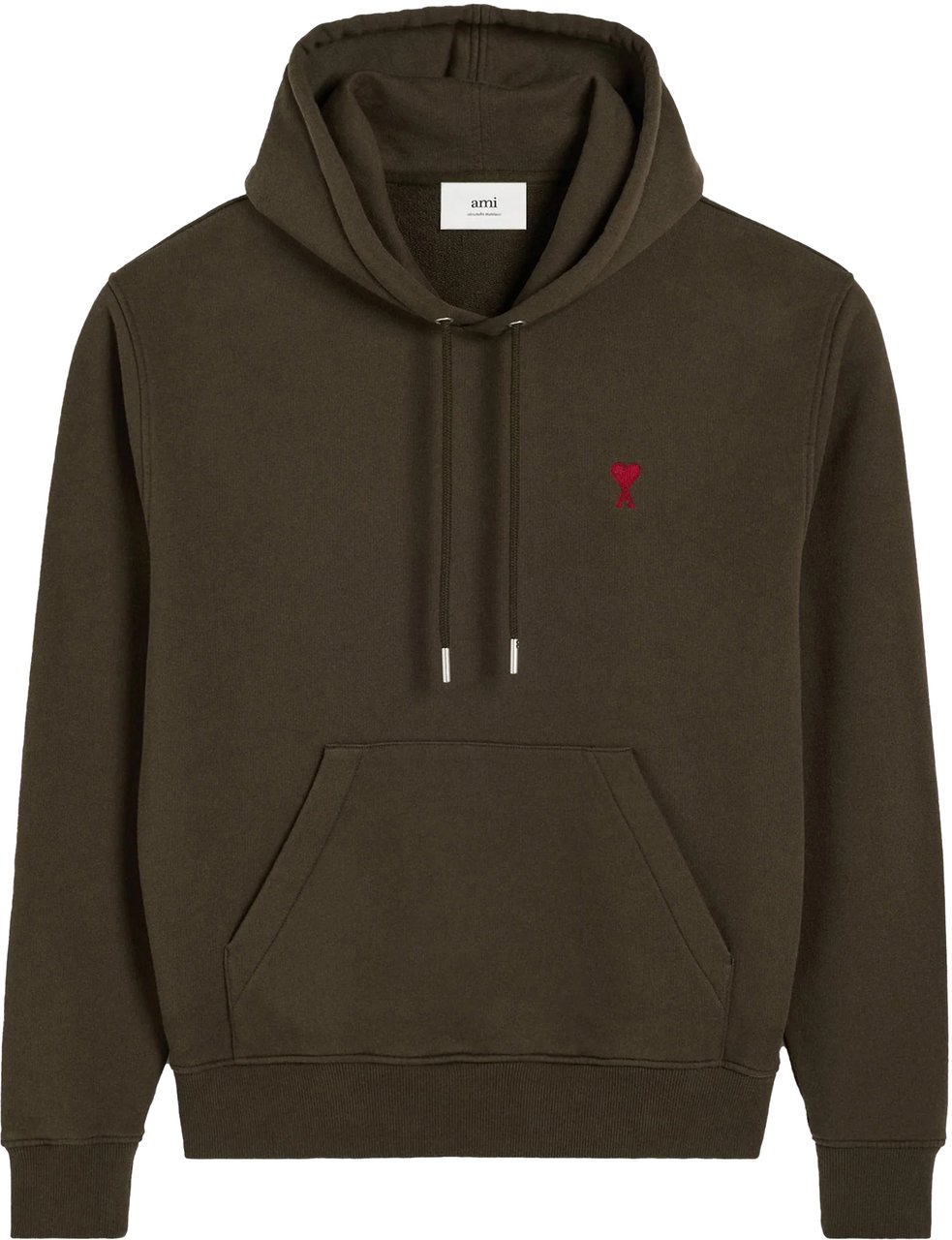 AMI Paris Knitwear USW235 730 Bruin