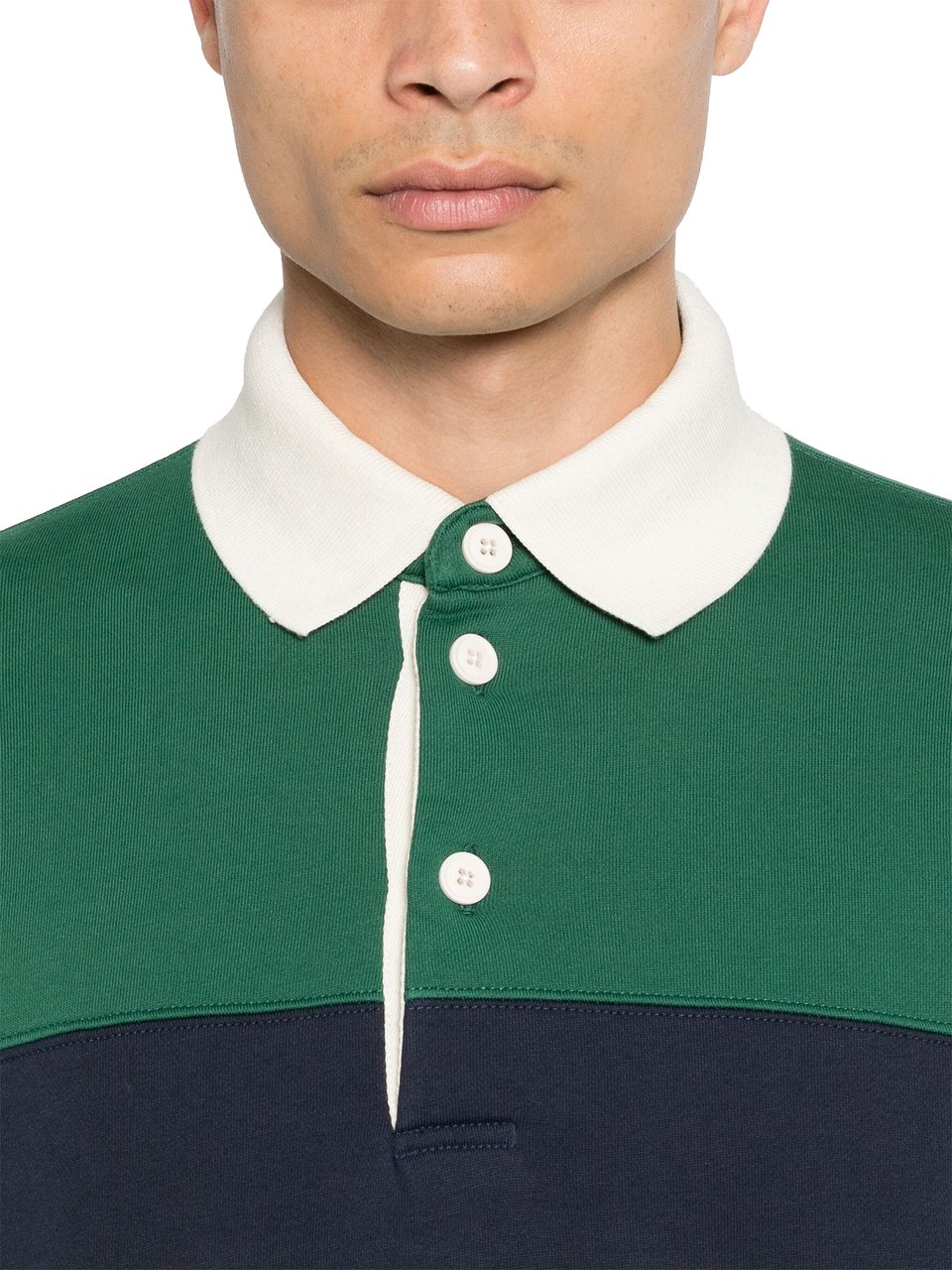 Autry T-Shirts And Polos Green Cream Navy Groen