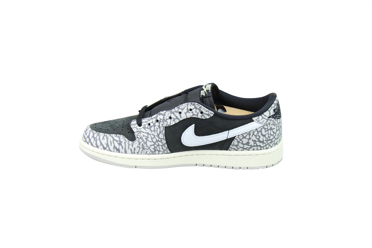 Nike Jordan 1 Retro Low OG Black Cement Wit