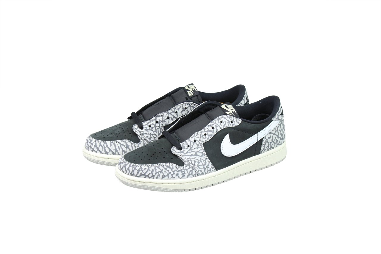Nike Jordan 1 Retro Low OG Black Cement Wit