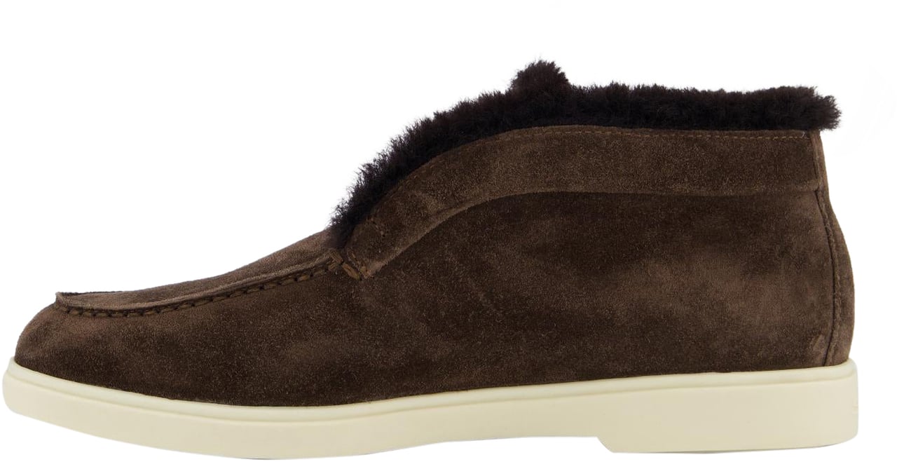 Santoni Dames Fortune Donna Fur Bruin Bruin