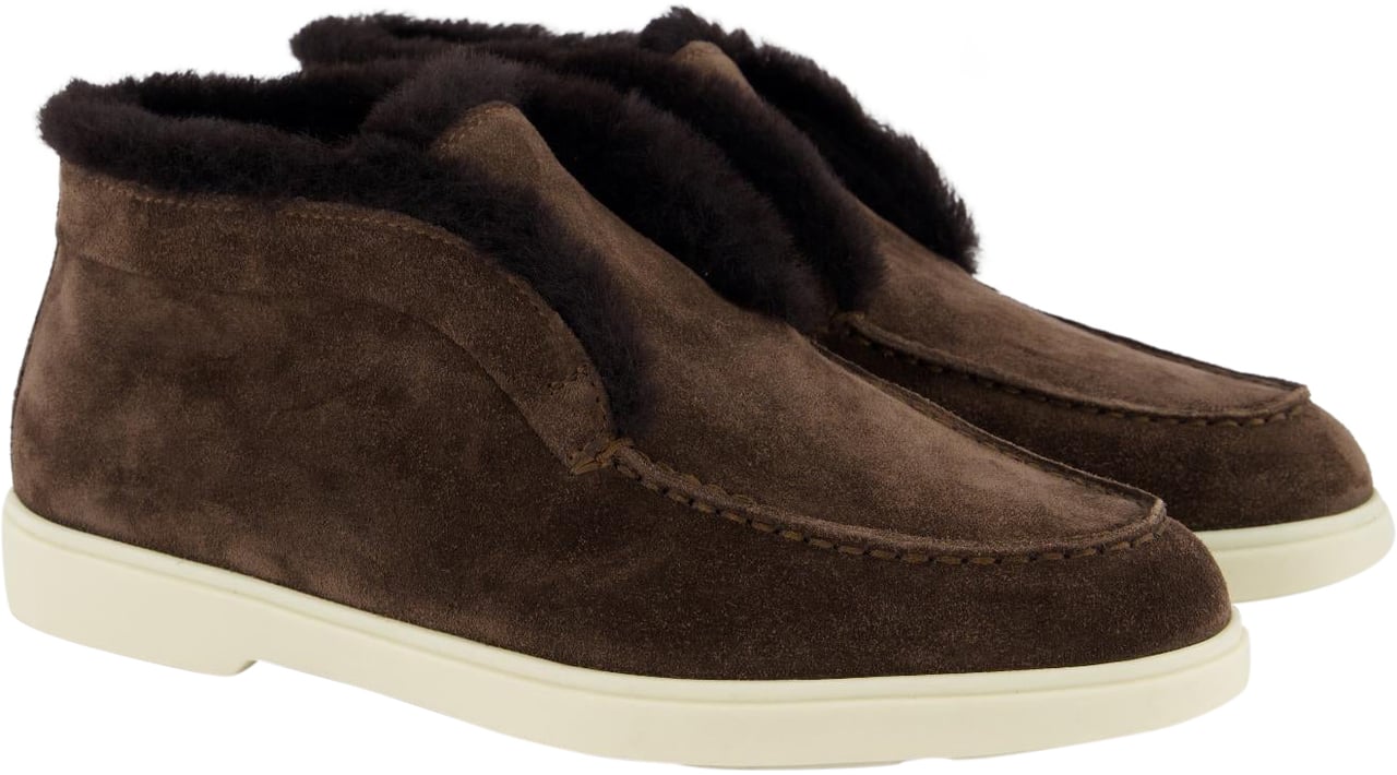 Santoni Dames Fortune Donna Fur Bruin Bruin