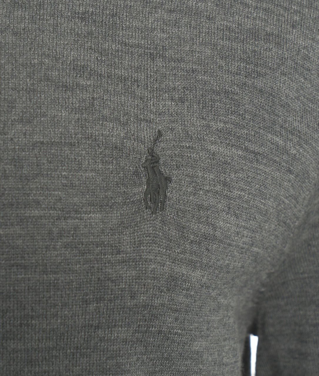 Ralph Lauren Slim fit knit sweater Grijs