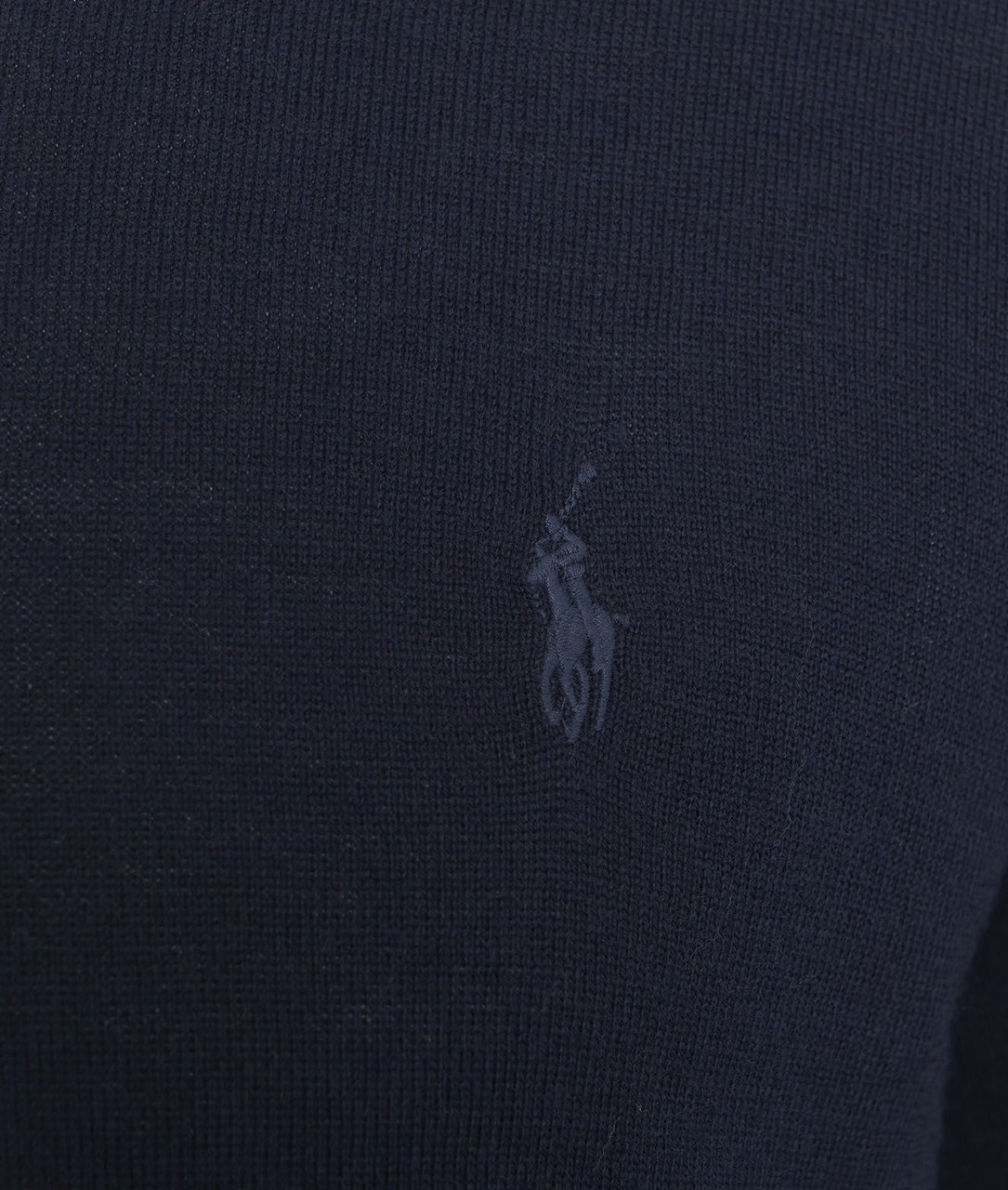 Ralph Lauren Slim fit knit sweater Blauw