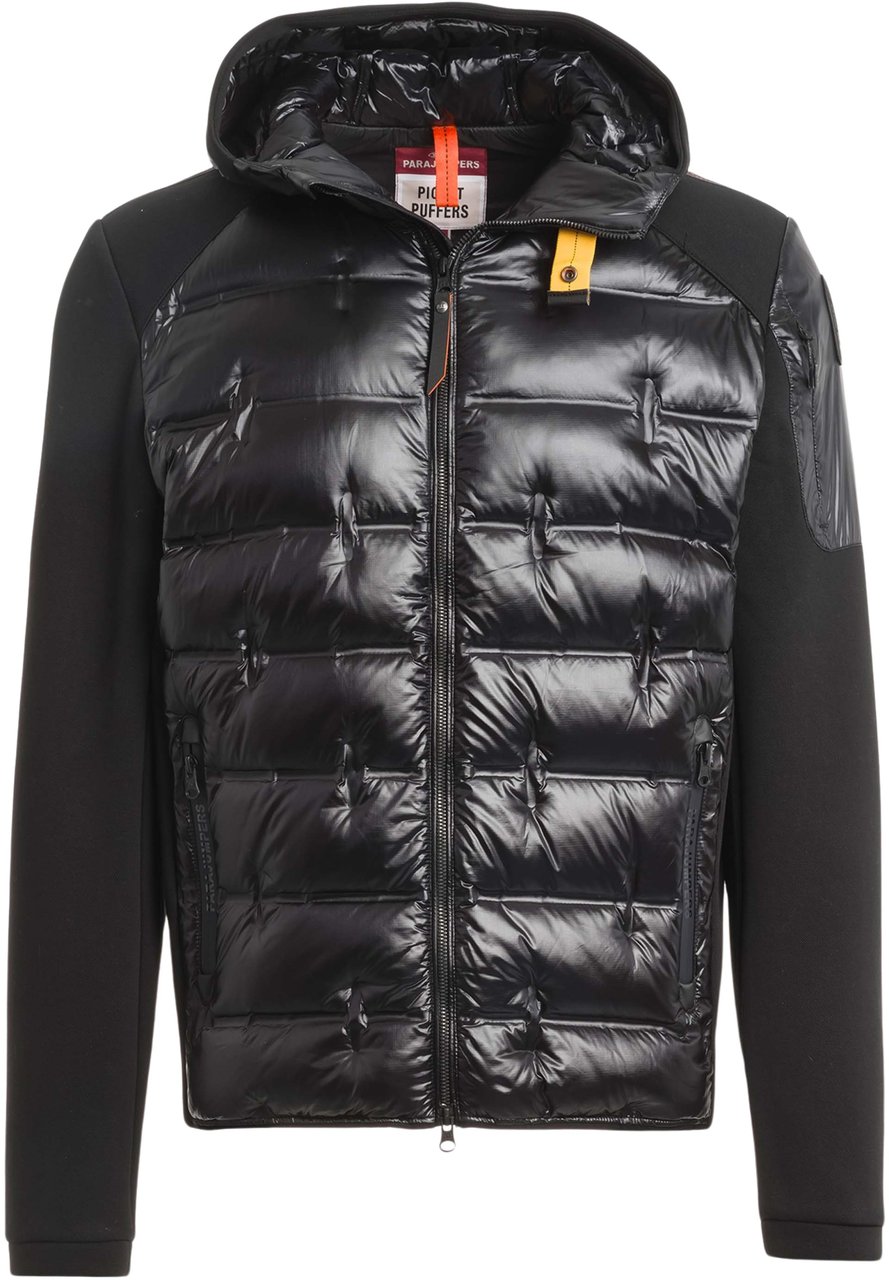 Parajumpers Gyles Fleece/Nylon Winterjas Zwart