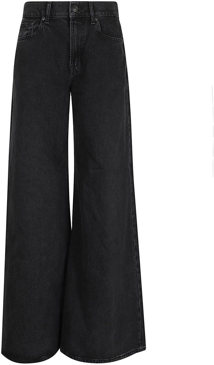7 For All Mankind willow wide crow Zwart