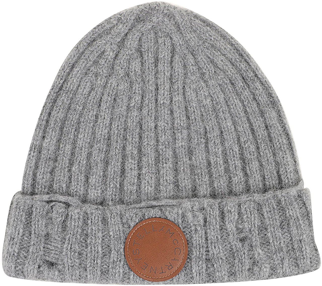 Stella McCartney distressed alpaca beanie Grijs