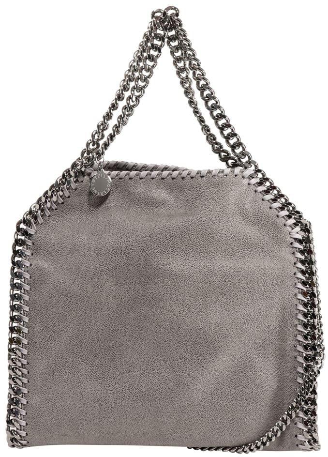 Stella McCartney mini tote eco shaggy deer Grijs