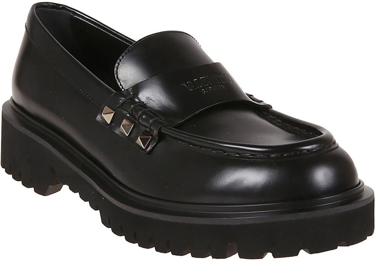 Valentino loafer Zwart