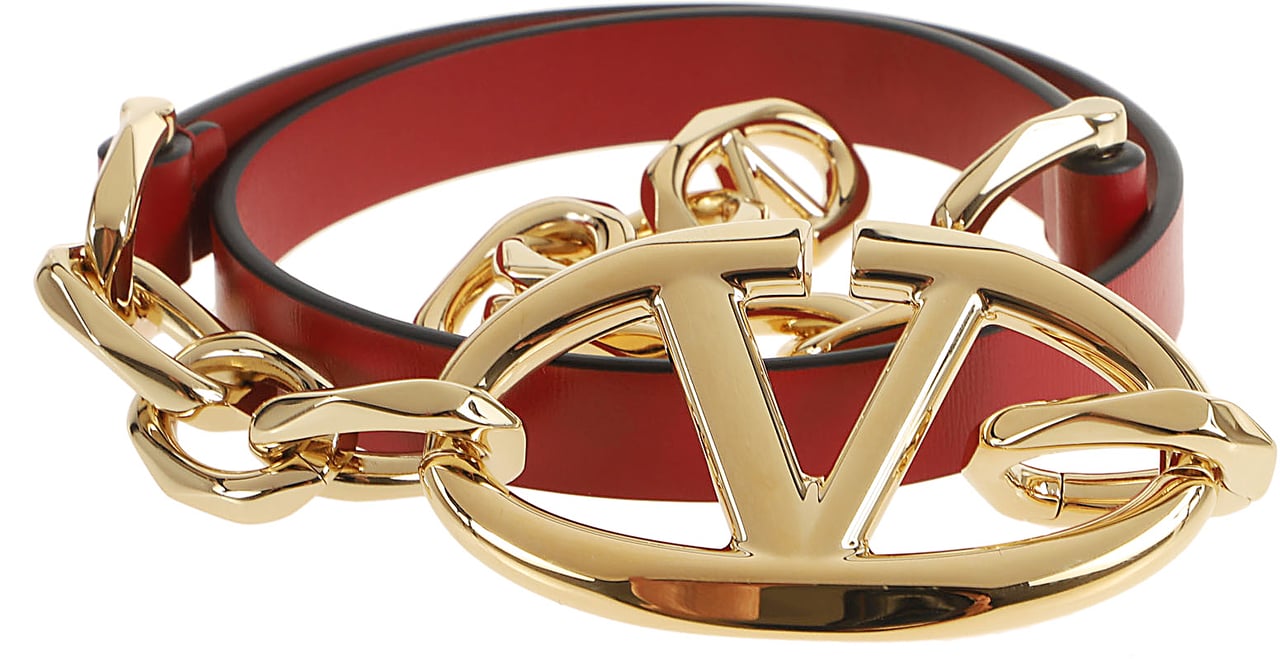 Valentino belt h vlogo Rood