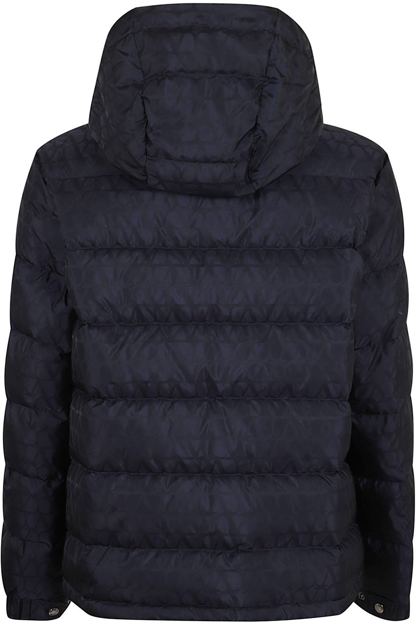 Valentino toile iconographe padded jacket Blauw