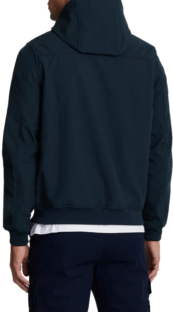 Lyle & Scott Lyle&scott Tonal Fleece Back Jackets Donkerblauw Jk2110ton Blauw