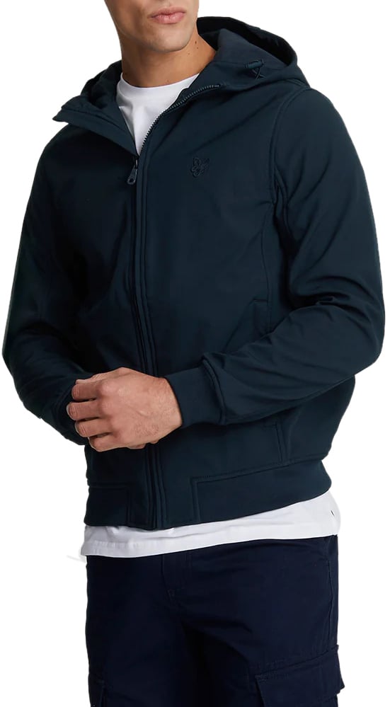 Lyle & Scott Lyle&scott Tonal Fleece Back Jackets Donkerblauw Jk2110ton Blauw