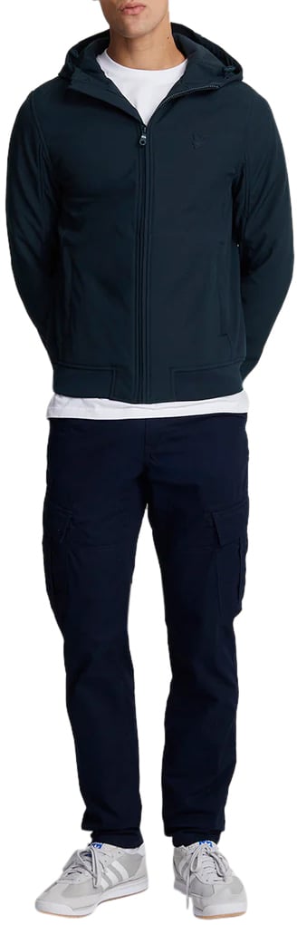 Lyle & Scott Lyle&scott Tonal Fleece Back Jackets Donkerblauw Jk2110ton Blauw