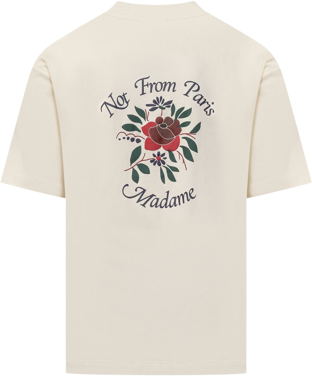 Drôle de Monsieur T-Shirt con Logo Wit