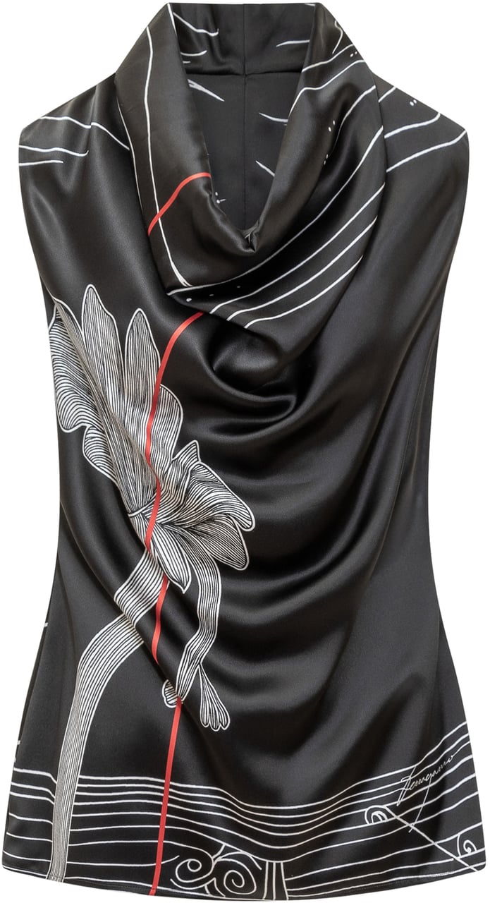 Ferragamo Camicia Zwart