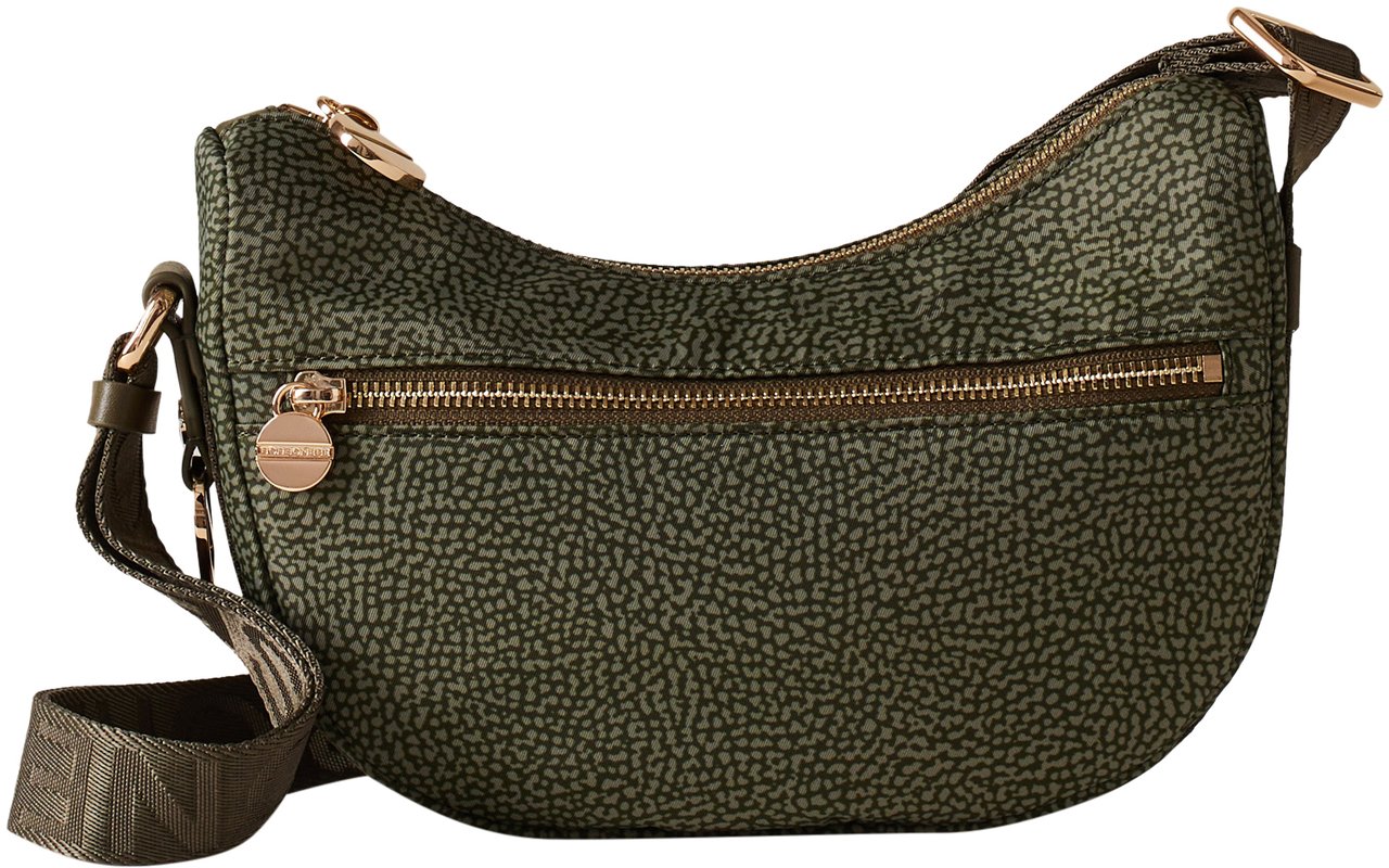 Borbonese LUNA HOBO MINI Groen