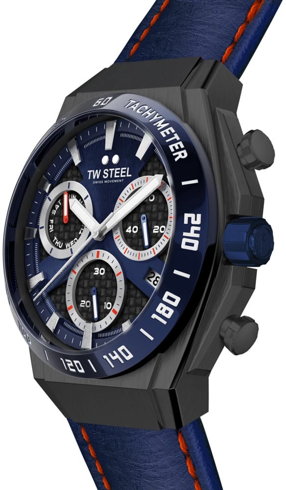 TW Steel CE4072 Fast Lane Limited Edition heren horloge 44 mm Blauw