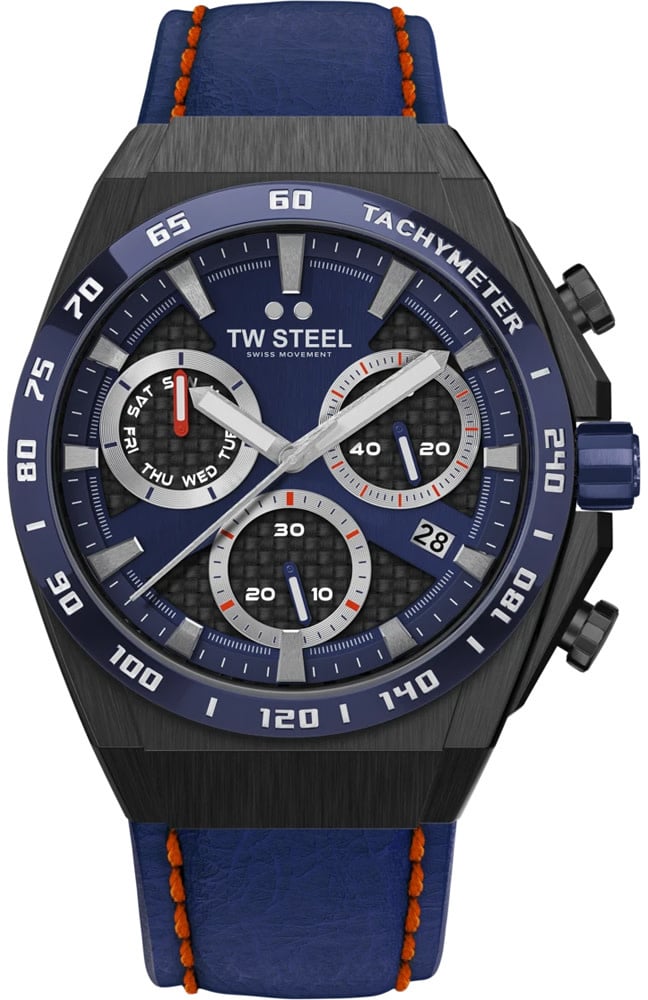 TW Steel CE4072 Fast Lane Limited Edition heren horloge 44 mm Blauw