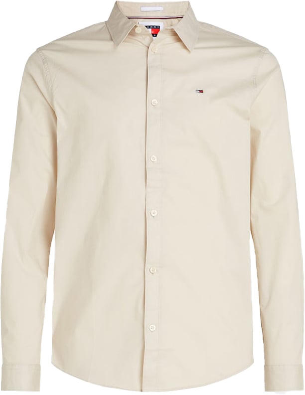 Tommy Jeans Tommy Jeans TJM Original Stretch Shirt Beige