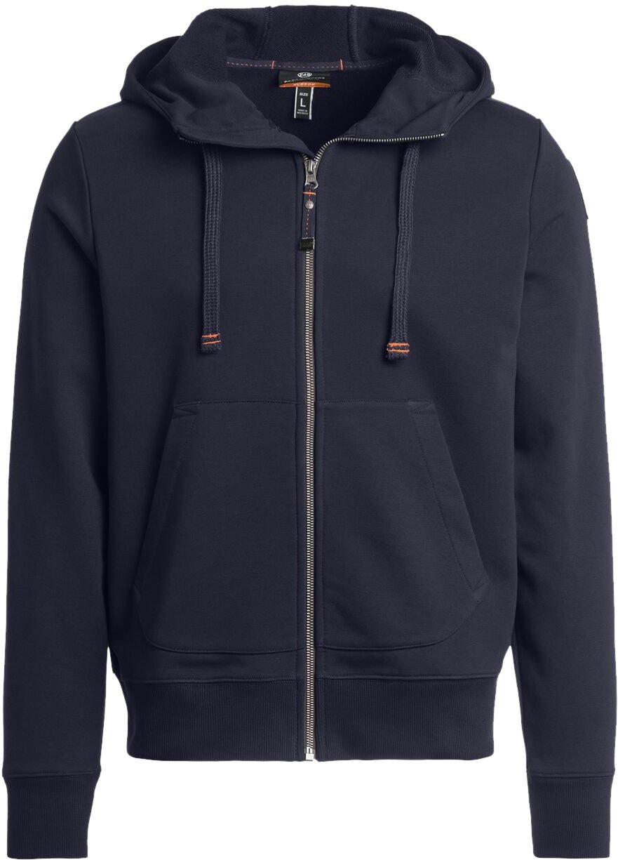 Parajumpers Charlie Easy Full Zip Hooded Sweatshirt Blue Navy Blauw