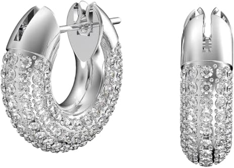 Swarovski Swarovski 5618306 Oorbellen oorstekers / creool witgoud plated met Swarovski kristallen Divers