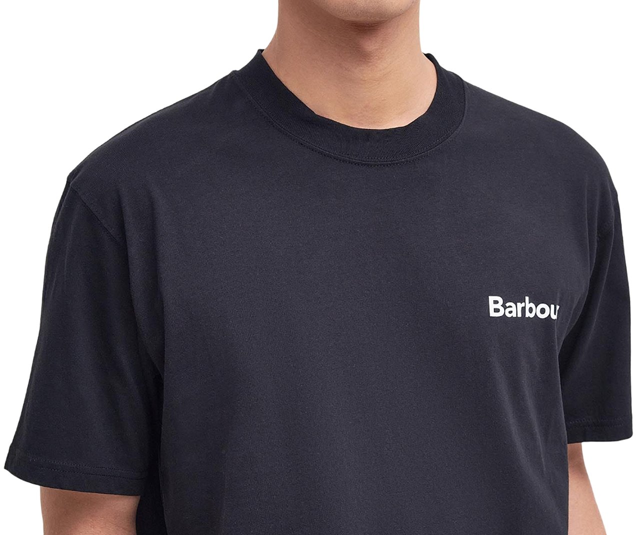 Barbour T-Shirts And Polos Black Zwart