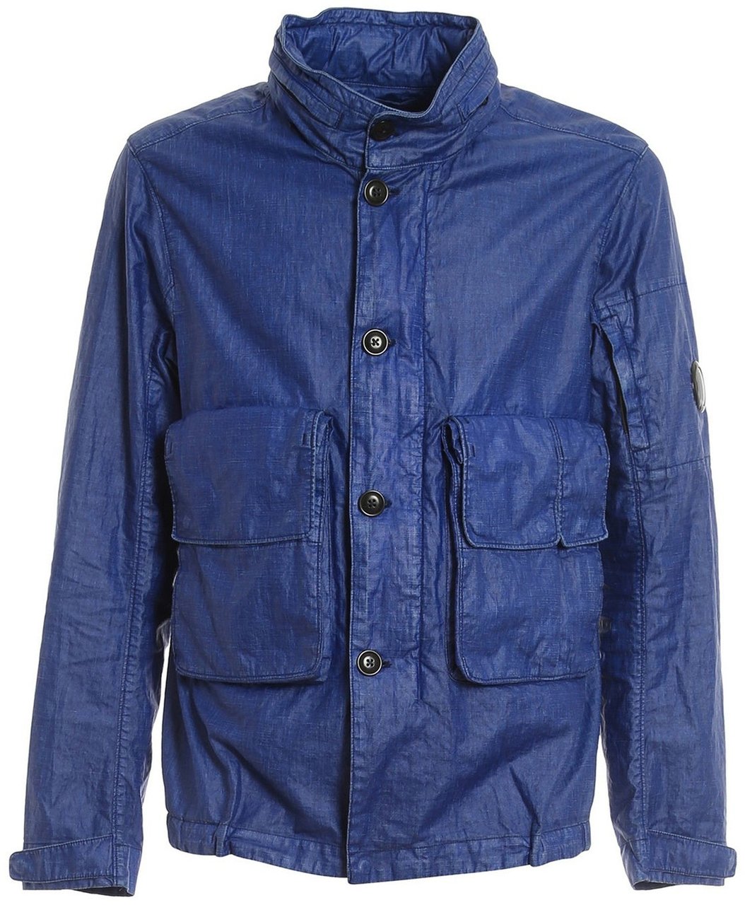 CP Company C.P Company Waxed Linen Jacket Blauw