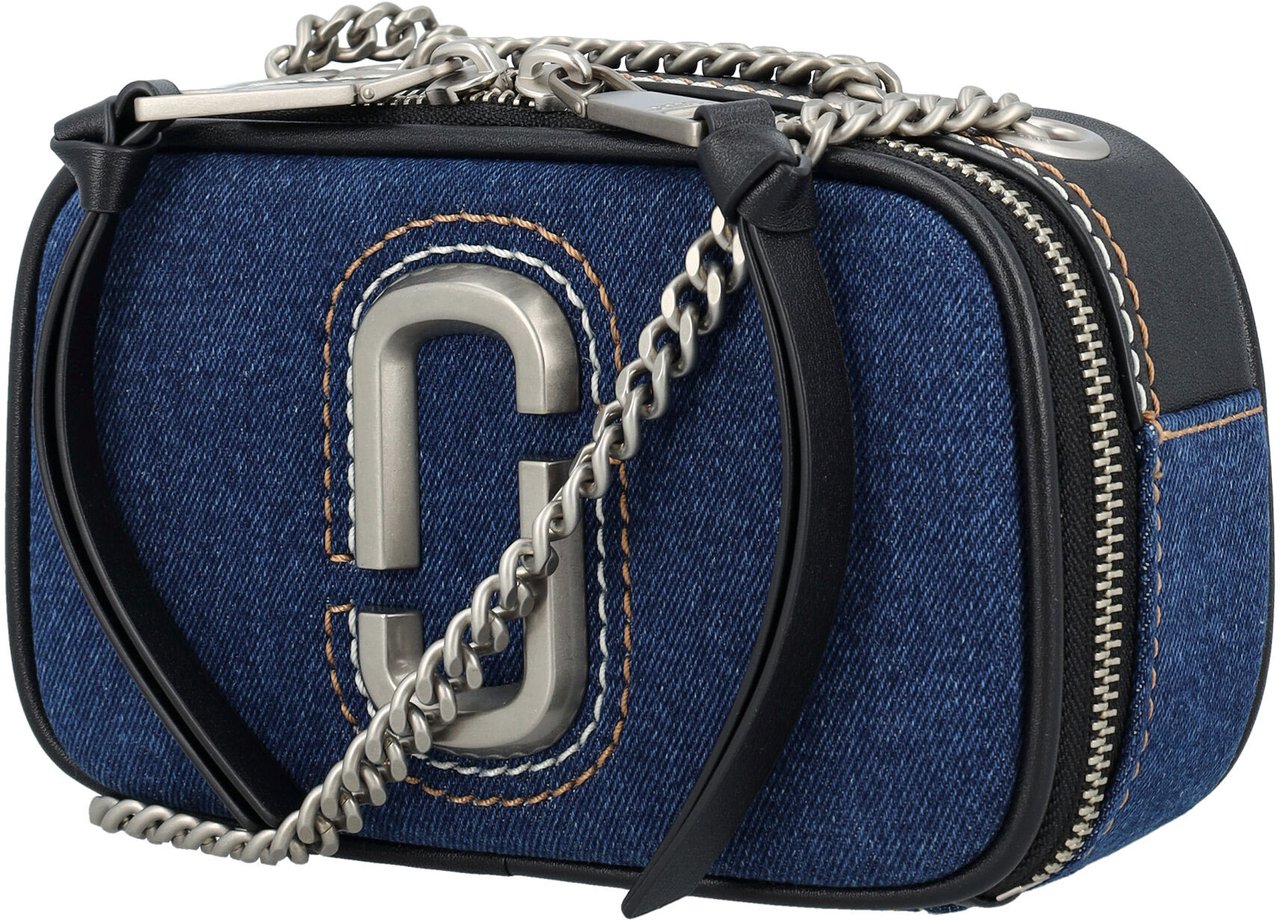 Marc Jacobs The Snapshot Denim Dark Wash Grijs