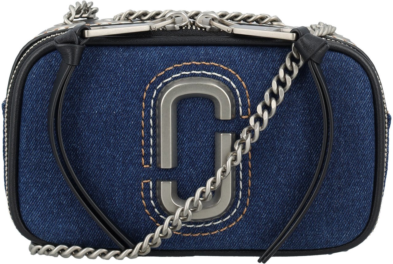 Marc Jacobs The Snapshot Denim Dark Wash Grijs