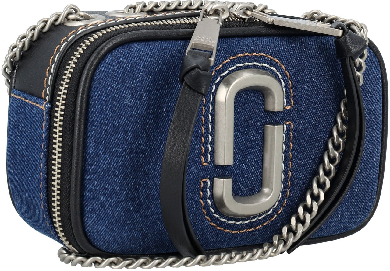 Marc Jacobs The Snapshot Denim Dark Wash Grijs