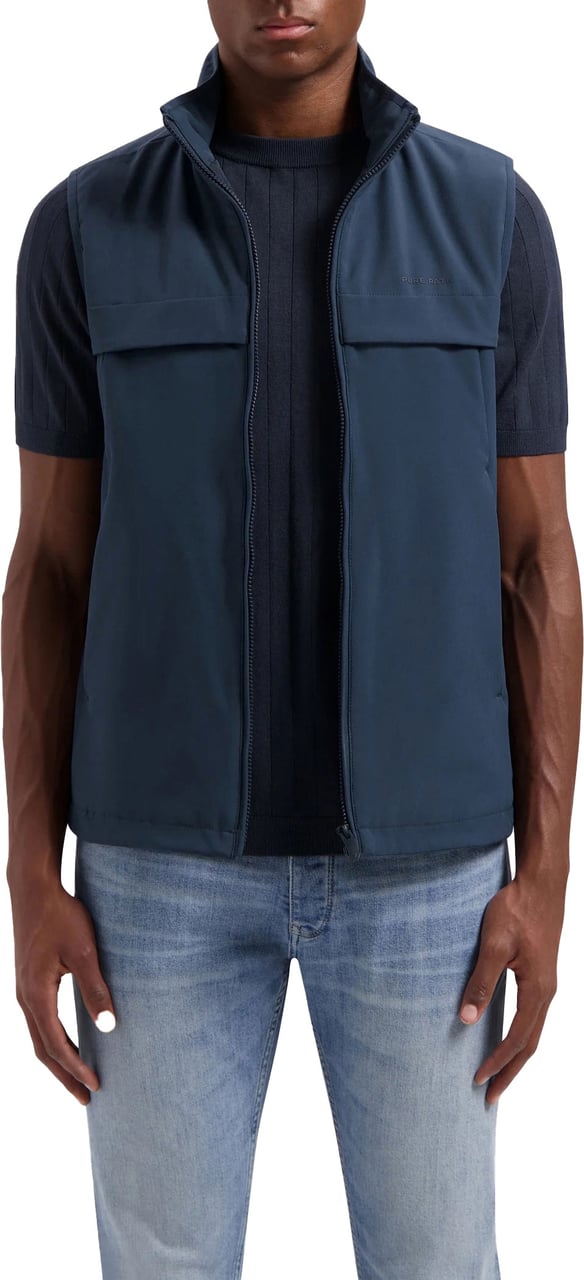 Pure Path Softshell bodywarmer Blauw