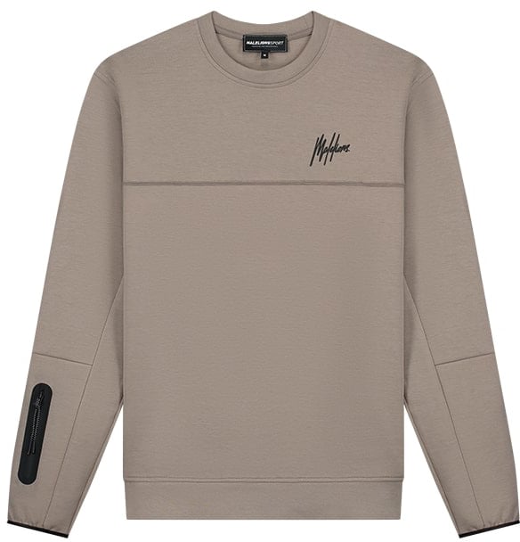 Malelions Malelions Sport Counter Sweater Taupe