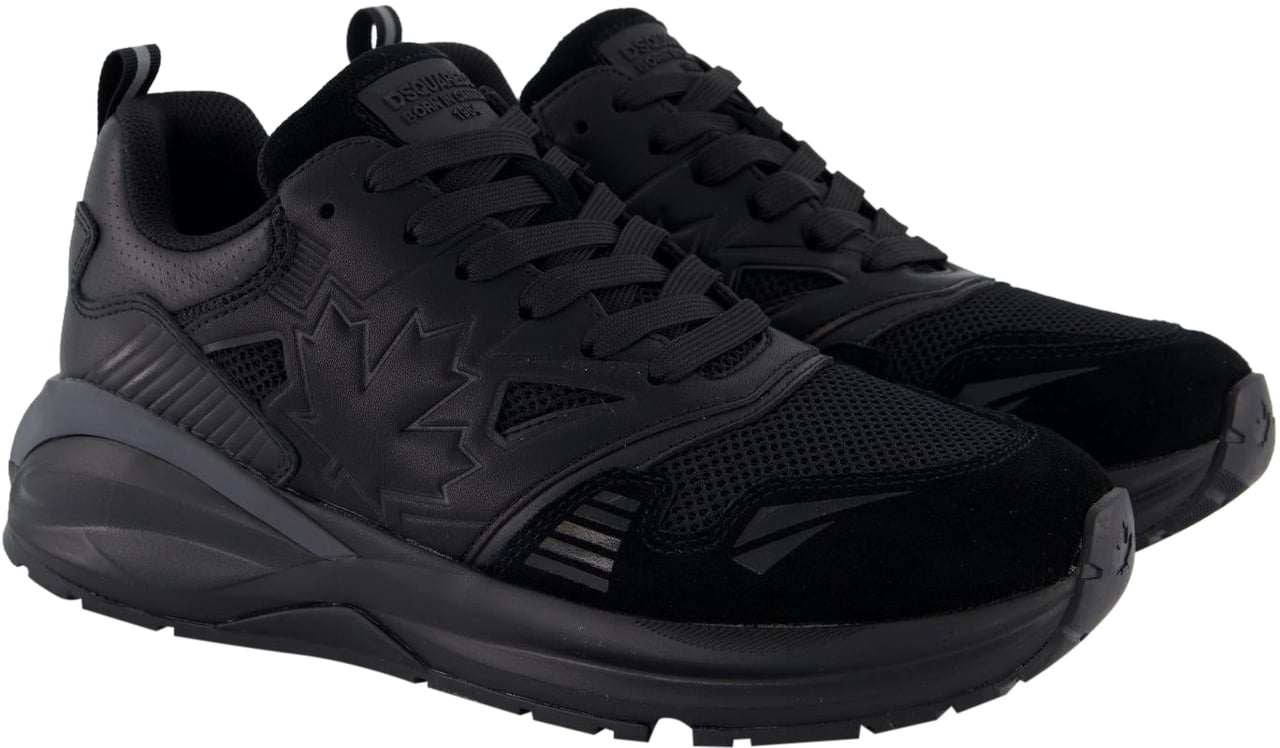Dsquared2 Heren Dash Sneaker Zwart Zwart