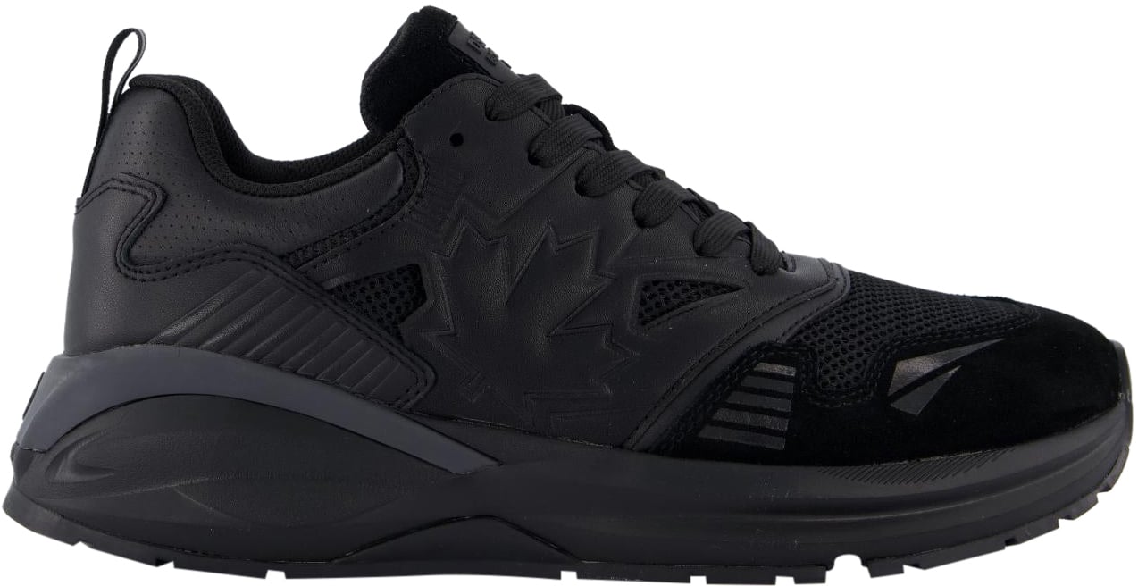 Dsquared2 Heren Dash Sneaker Zwart Zwart
