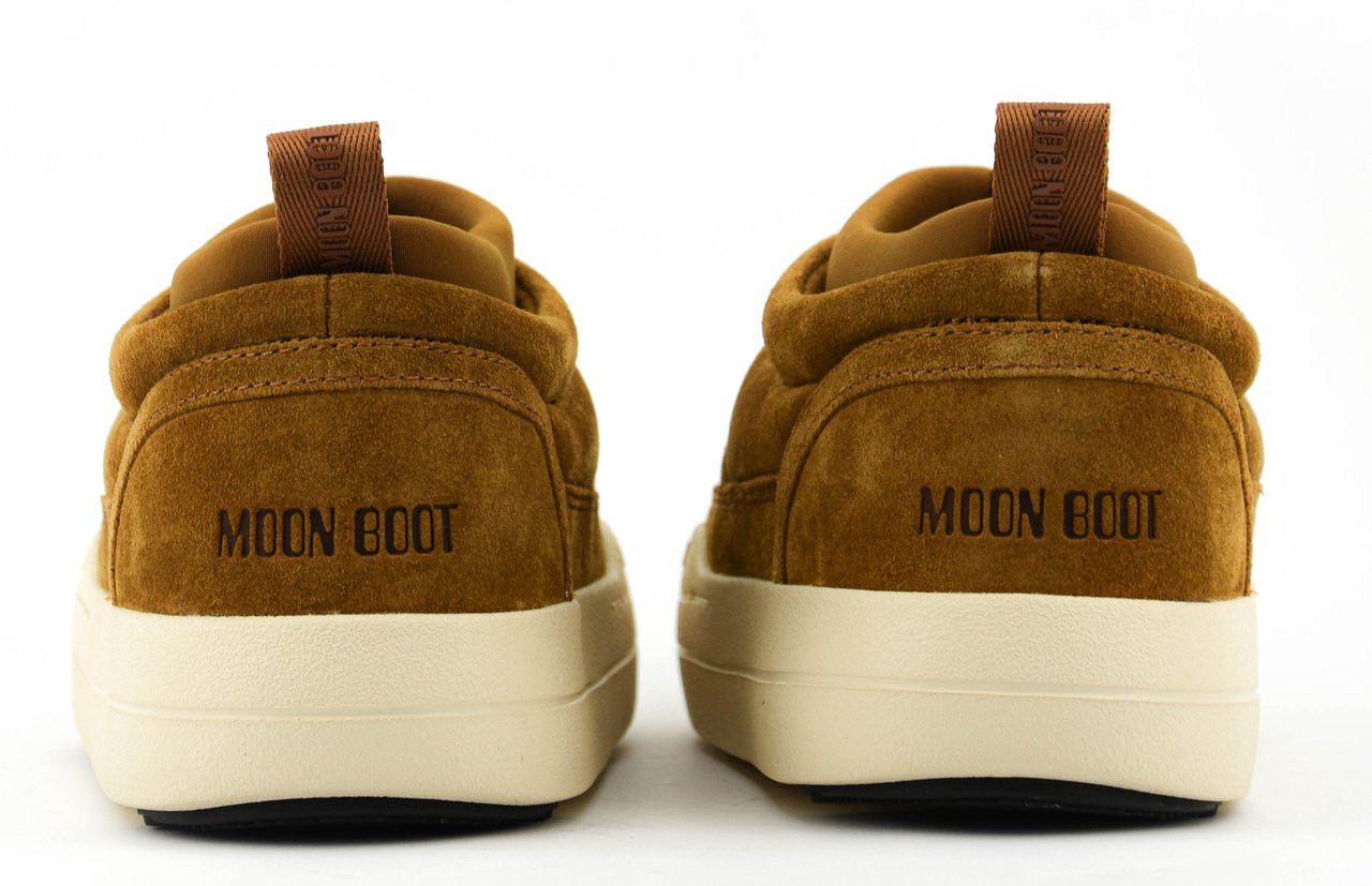 Moon Boot Moonboot Park Soft Suede Cognac Zwart