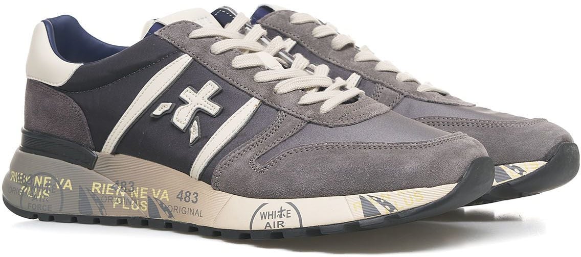 Premiata Sneakers 'Lander' Grijs