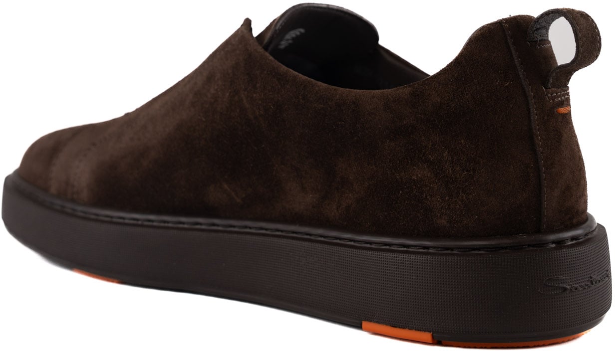 Santoni Sneakers Brown Wit