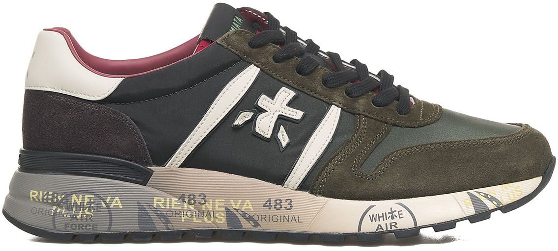 Premiata Sneakers Green Groen