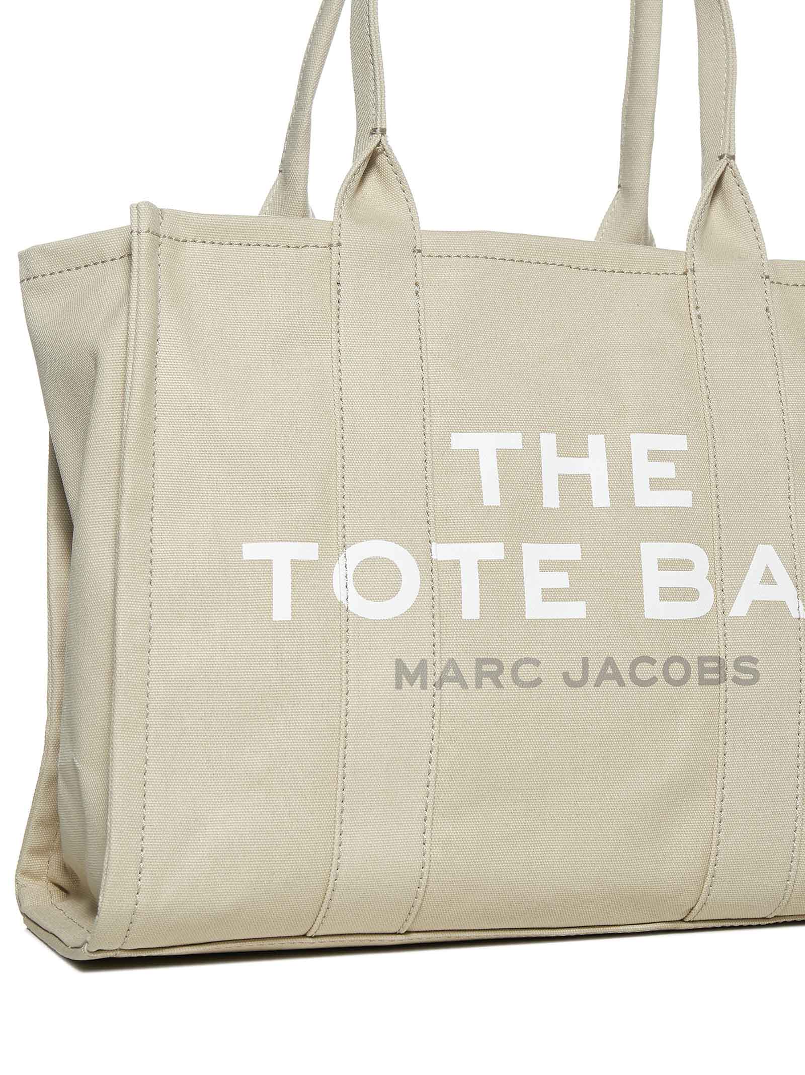 Marc Jacobs The Large Tote Canvas Beige Beige