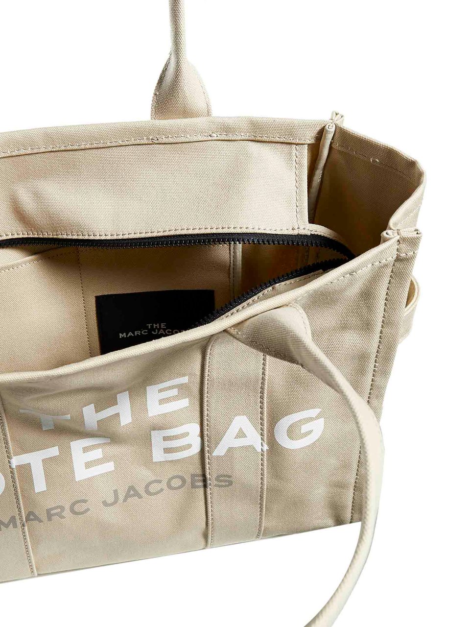 Marc Jacobs The Large Tote Canvas Beige Beige
