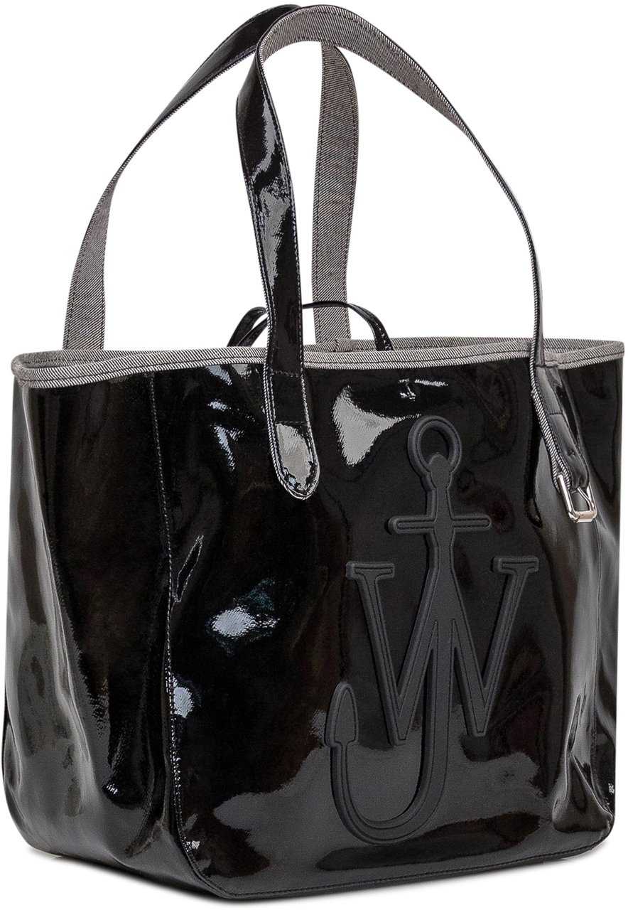 J.W. Anderson Belt Anchor Logo Tote Bag Zwart