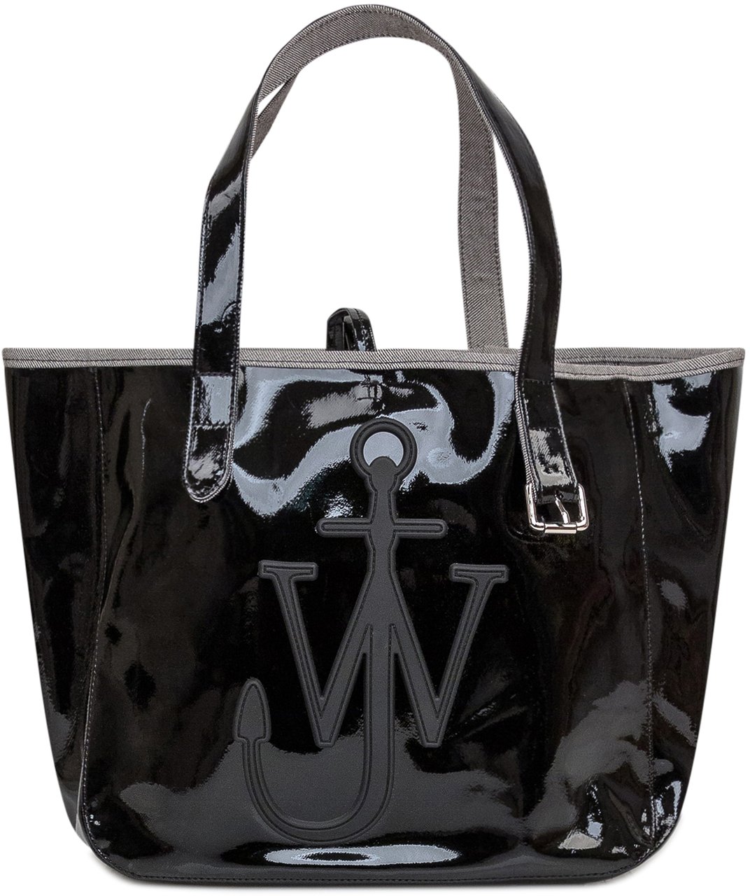 J.W. Anderson Belt Anchor Logo Tote Bag Zwart