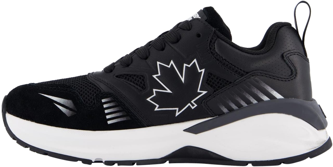 Dsquared2 Heren Lace-Up Low Top Sneakers Zwart
