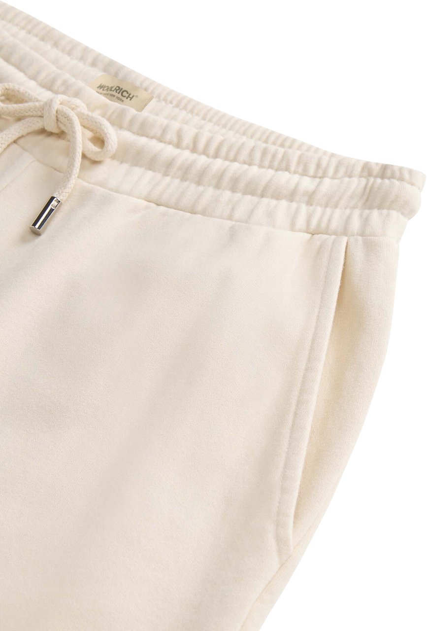 Woolrich Light Fleece Pant Milky Cream Divers