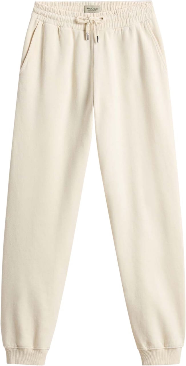 Woolrich Light Fleece Pant Milky Cream Divers
