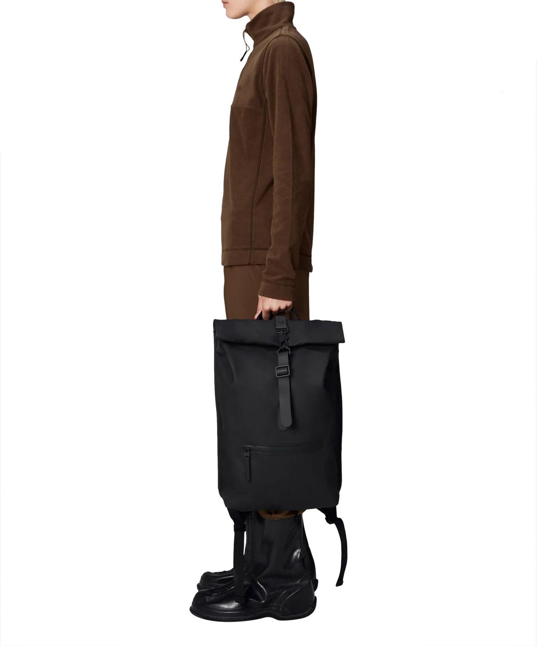 Rains Rains Rolltop Rucksack W3 Rugtassen Zwart 13320 Zwart