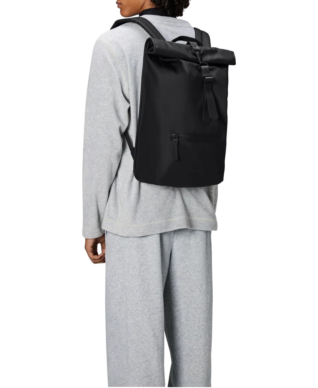 Rains Rains Rolltop Rucksack W3 Rugtassen Zwart 13320 Zwart